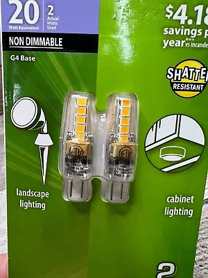 Lot Of 4-Great Value LED Landscape /Cabinet Lighting T3. 2 Watts G4 Base • $11.99