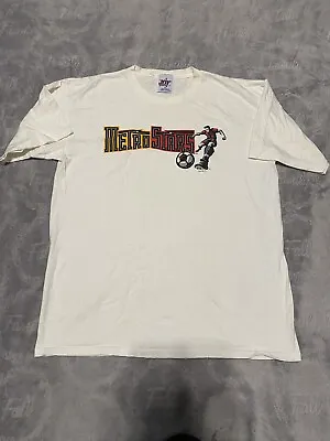 VTG 2001 New York/New Jersey Metrostars MLS Graphic Shirt Size XL Wash N’ Wear • $35