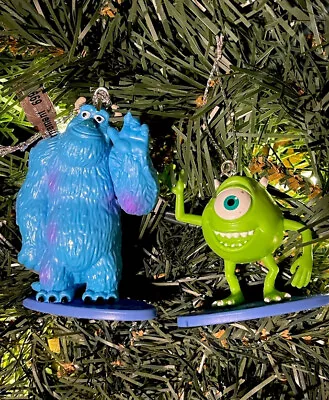 2ct 2023 (Mike Wazowski & Sullivan) Monsters Inc Best Friends Christmas Ornament • $14.39