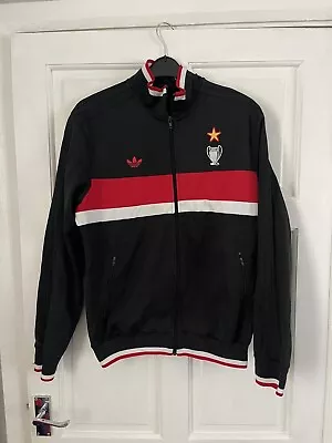 AC Milan Adidas Vintage Style Jacket Large • £65