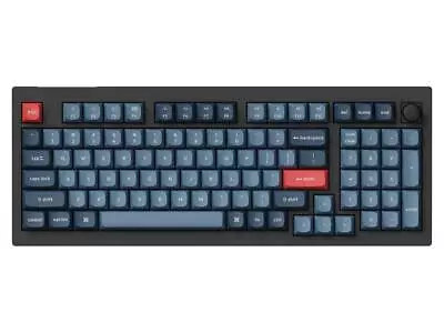 Keychron V5 Max QMK/VIA Wireless Red Switch Mechanical Keyboard - Carbon Black ( • $175