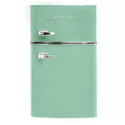 Mint Green Retro Compact Dorm Mini Fridge W/Freezer 2-Door Adj. Shelves Drawer • $368.60