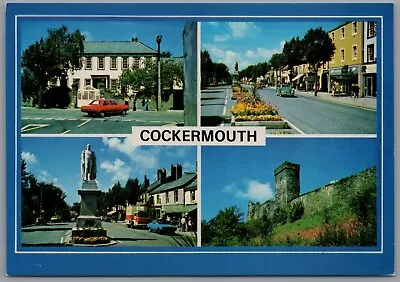 Multi Scenes Of Cockermouth Cumbria England Postcard • £5