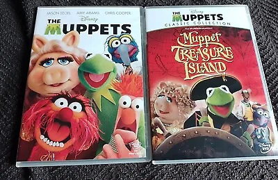 The Muppets Dvd & Muppet Treasure Island Dvd Disney Amy Adams Tim Curry  • £2.99