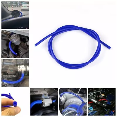 $9.89 • Buy Blue 1/8  0.125 Inch Silicone Air Vacuum Hose 3mm Silicon Line Pipe Tube 10 Feet