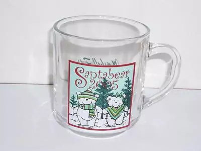 2005 Marshall Field's  SANTA BEAR  Glass Mug - Unused! • $2.50