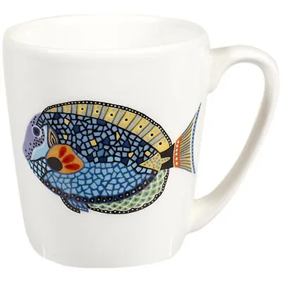 Queens Paradise Fish Mug Blue Tang 300ml Acorn Dishwasher Safe Churchill China • £12.21