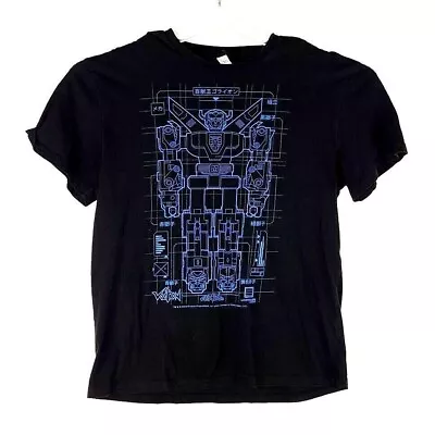 Lootcrate Men's Voltron T-Shirt Size Large Robot Transformer Black Blue • $7.20