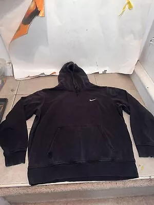 Black Nike Hoodie Vintage Faded Mens Xl  • $20.88