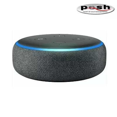 Amazon Echo Dot (3rd Generation) Smart Speaker - Charcoal • $39.95