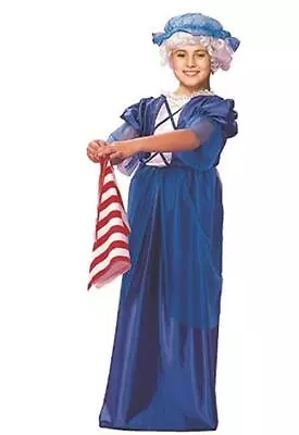 Colonial Girl - Blue - Historical - Costume - Child Large 12-14 • $24.99