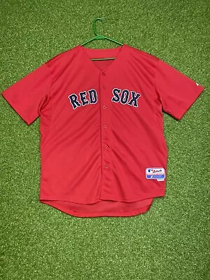 Majestic Mens Baseball Jersey Boston Red Sox Cool Base #15 Red Stitched • $29.99