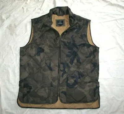 Men's (XL) J.CREW Camo Quilted Layering Vest • $66