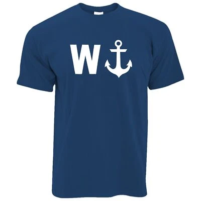 £12.99 • Buy Mens Rude T Shirt W And An Anchor Funny Joke Tee