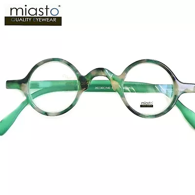 Miasto Small Mini Round Reading Glasses Premium Spring Hinge+2.75 (green) Taiwan • $26.99