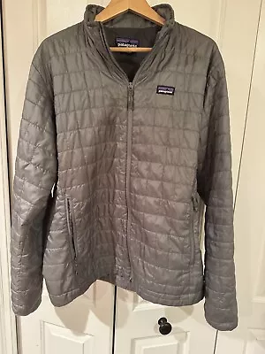 Patagonia Men's Grey Puffer Jacket Large • $45