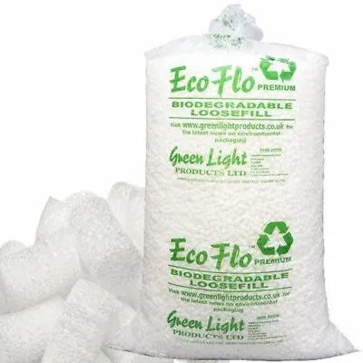 Packaging Foam Ecoflo Nuggets Loose Void Filling 100% Biodegradable Chips • £9.99