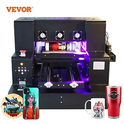 VEVOR L805 A3 UV Printer 32 * 50CM Printing Area High Precision Inkjet DTF  • $2989