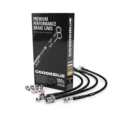 £29.95 • Buy Goodridge Stainless Steel Braided Clutch Line Hose Kit For Triumph Stag