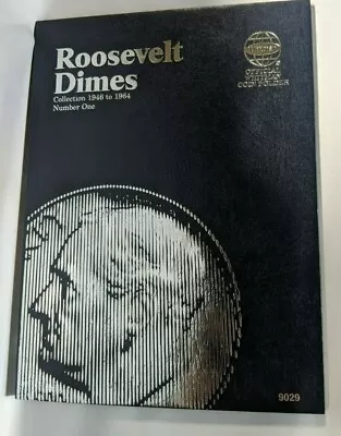 Roosevelt Dimes Album Coin Folder Whitman Volume #1 1946-1964 Silver 9029 NEW • $8.09