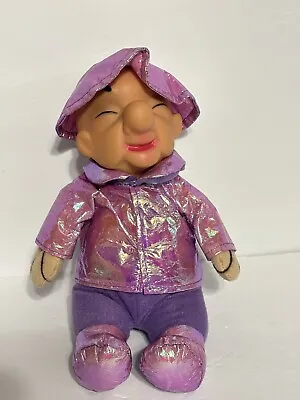 Vintage Mr Magoo Raincoat Original Doll Vinyl Head TV Cartoon Plush • $16