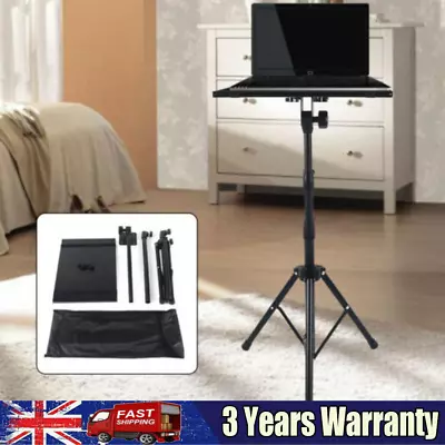 $33 • Buy Projector Bracket Laptop Rack Tripod Stand Computer Rack Adjustable Height +Tray