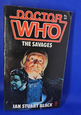 Doctor Who. The Savages. Target By Ian Stuart Black No109 1986 • £16