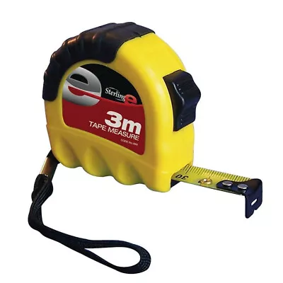 NEW! Sterling Professional Retractable Tape Measure 3m X 16mm Measuring Tape • $19.90