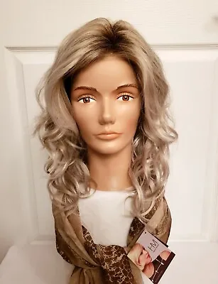 Harper By Henry Margu Synthetic Wig 10/613GR Ash Blonde Rooted Lace Front • $199.99