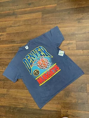 DENVER NUGGETS Men's '47 Brand Vintage Tubular T-shirt Black XL New • $24.99