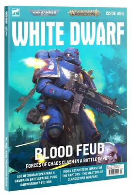 Games Workshop - Warhammer - White Dwarf Magazine Issue 494 (November 2023) NEW • £6.99