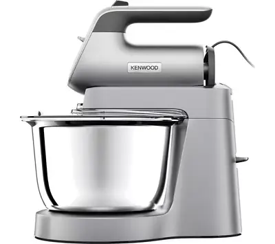 Kenwood HMP54.000.SI Hand And Stand Mixer QuickMix Chefette 3.5L 650w Silver • £46.99