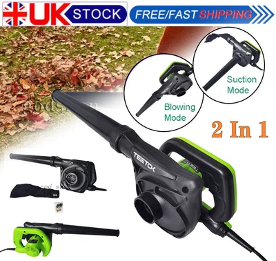 £23.60 • Buy Air Leaf Blower And Vacuum 2in1 600W With Rake Garden Vac & Shredder Dust Bag !