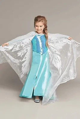 Queen Disney Frozen Elsa Princess Costume Dress Up Ultimate Collection Size 7 8 • $49.90