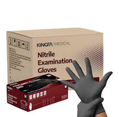 Black Industrial Disposable Nitrile Gloves 5 Mil Latex & Powder Free • $89.95