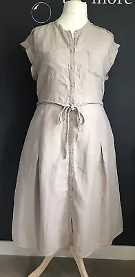£34.99 • Buy Classic Monsoon Linen Shirt Dress Size 16