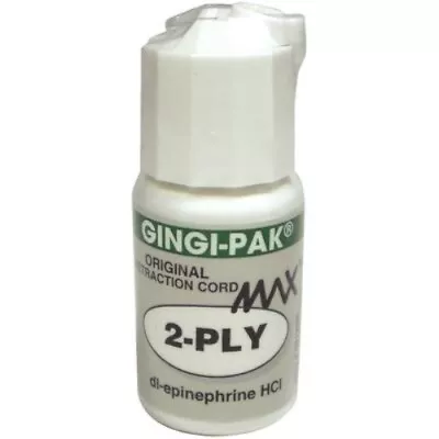 Gingi-Pak 10120 MAX Original Retraction Cord With Epinephrine 2-Ply 108  • $16.99