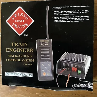 $200 • Buy Aristo Craft Trains Train Engineer Walk Around  Control System  Art-5470 NOS
