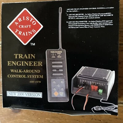 $200 • Buy Aristo Craft Trains Train Engineer Walk Around  Control System  Art-5470 NOS