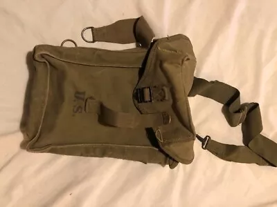 US Army WW2 Original GP General Purpose Bag Plus Strap • £40