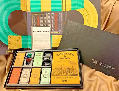 Vintage 1966 Win Place Show Horse Racing Board Game By 3M 100% COMPLETE USA Made • $34.95