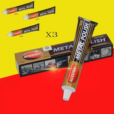 X3 Autosol 75ml Metal Polish 0400 • $16.14