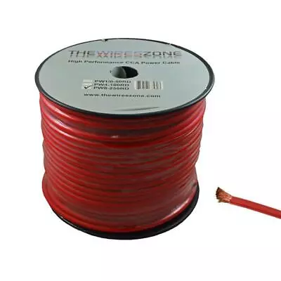 8 Gauge 250 Feet High Performance Flexible Amp Power/Ground Cable 8 AWG Wire Red • $54.95