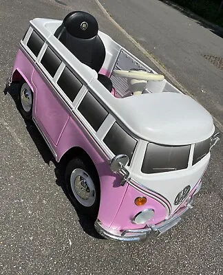 £79.95 • Buy Kids Ride On Vw Campervan  Pink 6 Volt  Toys R Us