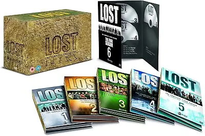 LOST Series 1-6 Complete Collection Seasons 1 2 3 4 5 6 Box Set Sealed UK R2 DVD • £24.99