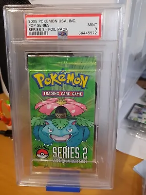 2005 Pokemon Pop Series 2 SEALED Booster PACK PSA 9 MINT 66445572 • $219.59