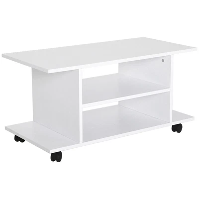 £44.99 • Buy HOMCOM Modern TV Stand Entertainment Center Storage Console Mobile Cabinet