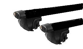 2xBLACK CROSS BAR ROOF RACK For FORD RANGER Wildtrak 2012 - 2022 Fits Raise Rail • $146