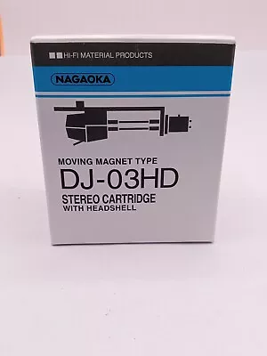 Genuine Nagaoka Dj-03hd Stereo Cartridge With Headshell Brand New • $120