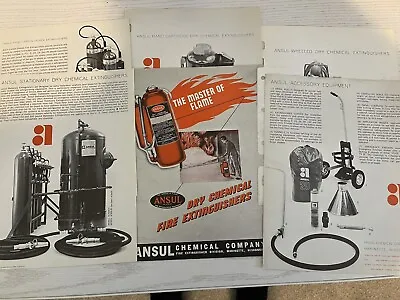 Fire Extinguisher Brochures ANSUL • $26.99